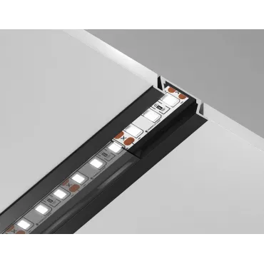 Алюминиевый профиль встраиваемый Ambrella ILLUMINATION GP1001BK/BK