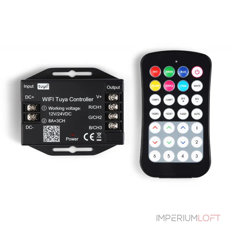 Контроллер WIFI Tuya для светодиодных лент RGB c радио пультом Ambrella ILLUMINATION GS11551