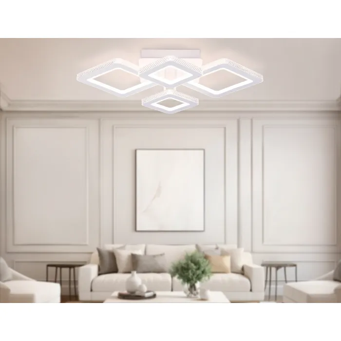 Потолочный светодиодный светильник с пультом Ambrella ACRYLICA FA8878 от ImperiumLoft