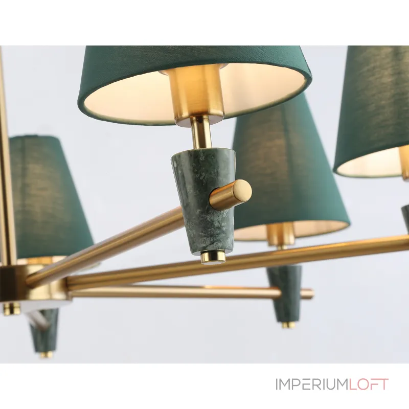 Люстра на штанге с абажурами и мрамором Ambrella HIGH LIGHT LH75053 от ImperiumLoft Люстра на штанге с абажурами и мрамором Ambrella HIGH LIGHT LH75053 от ImperiumLoft