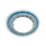 Встраиваемый точечный светильник GX53 с LED подсветкой Ambrella STANDARD SPOT G298 CL/CLD