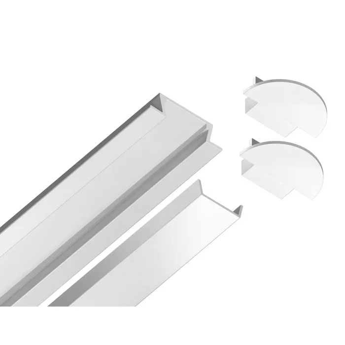 Алюминиевый профиль встраиваемый Ambrella ILLUMINATION GP1001WH от ImperiumLoft