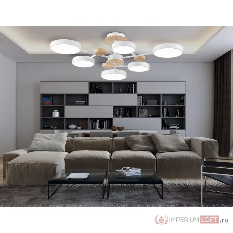 Люстра светодиодная на штанге Ambrella COMFORT FL4861 от ImperiumLoft