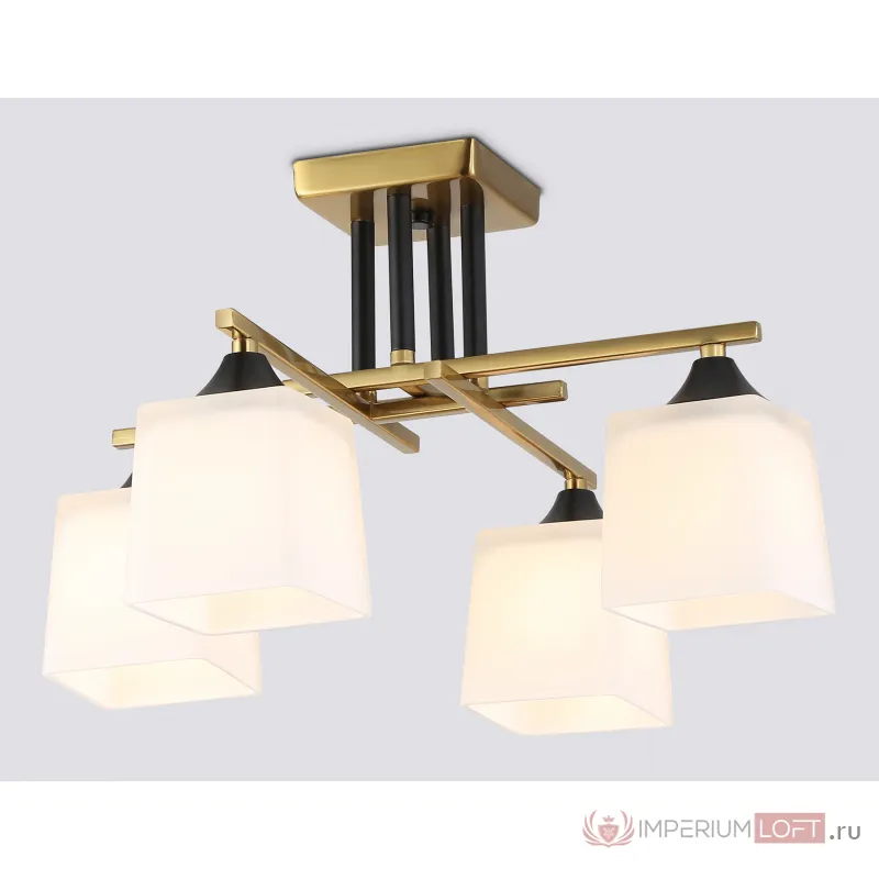 Люстра на штанге со стеклянными плафонами Ambrella TRADITIONAL TR303042 от ImperiumLoft