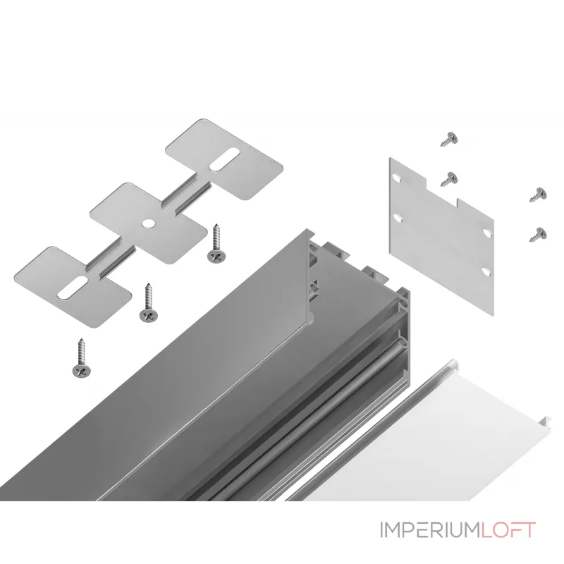 Алюминиевый профиль накладной/подвесной "Profile System" Ambrella ILLUMINATION GP2550AL Алюминиевый профиль накладной/подвесной "Profile System" Ambrella ILLUMINATION GP2550AL