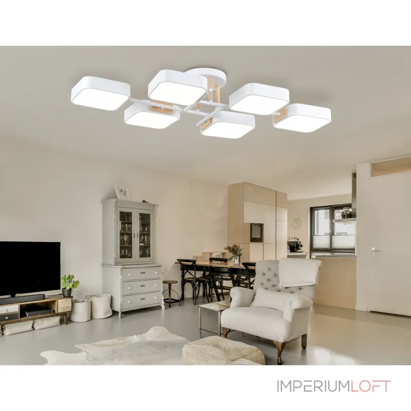 Люстра светодиодная на штанге Ambrella COMFORT FL4886 Люстра светодиодная на штанге Ambrella COMFORT FL4886