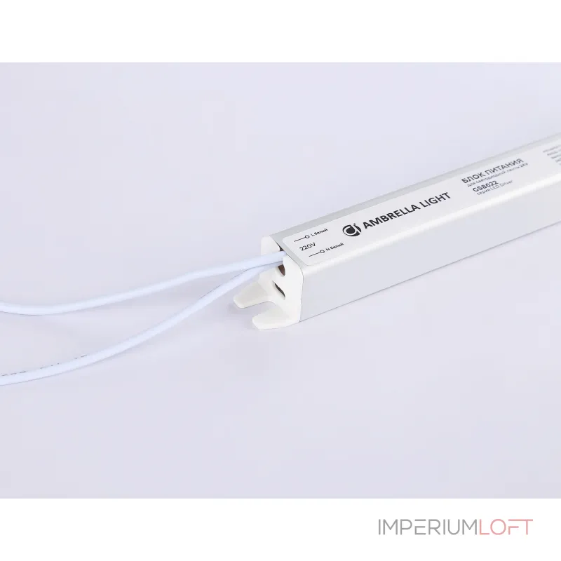 Блок питания ультратонкий для светодиодной ленты Ambrella ILLUMINATION GS8622 Блок питания ультратонкий для светодиодной ленты Ambrella ILLUMINATION GS8622