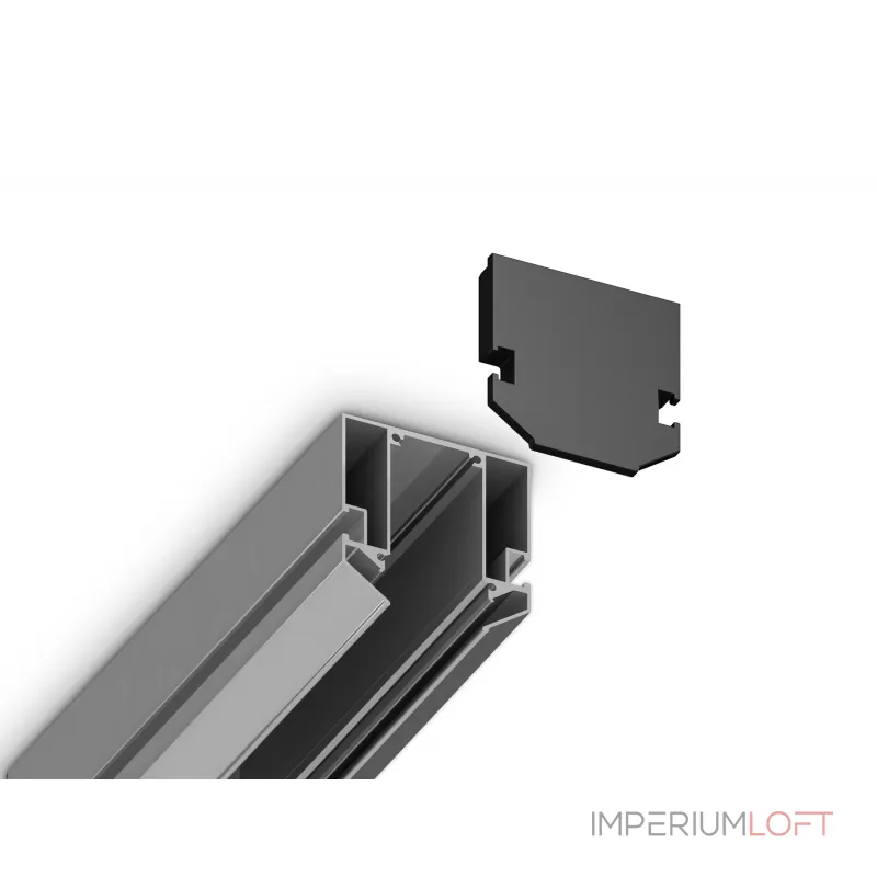 Заглушка для корпуса в натяжной потолок Magnetic Ambrella TRACK SYSTEM GL1064