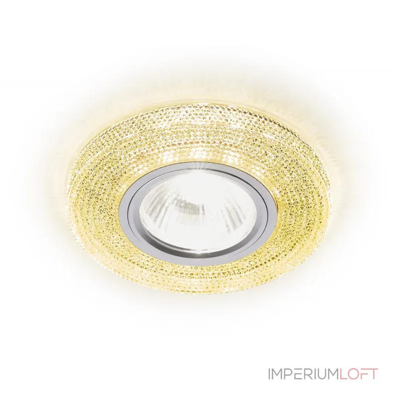 Встраиваемый точечный светильник MR16 с LED подсветкой Ambrella STANDARD SPOT S290 GD