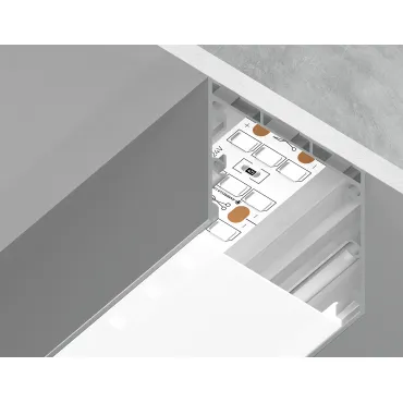 Алюминиевый профиль накладной/подвесной "Profile System" Ambrella ILLUMINATION GP2550AL