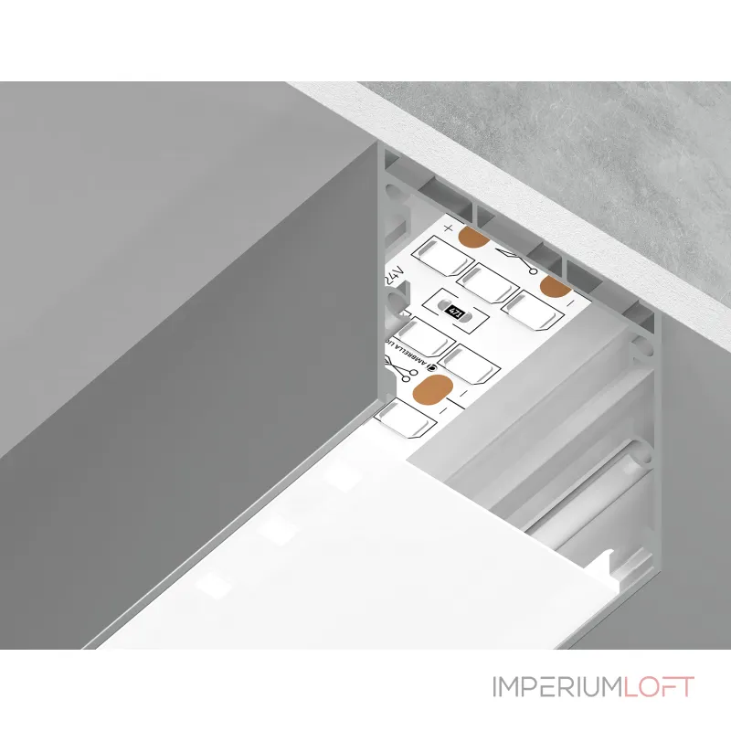 Алюминиевый профиль накладной/подвесной "Profile System" Ambrella ILLUMINATION GP2550AL Алюминиевый профиль накладной/подвесной "Profile System" Ambrella ILLUMINATION GP2550AL