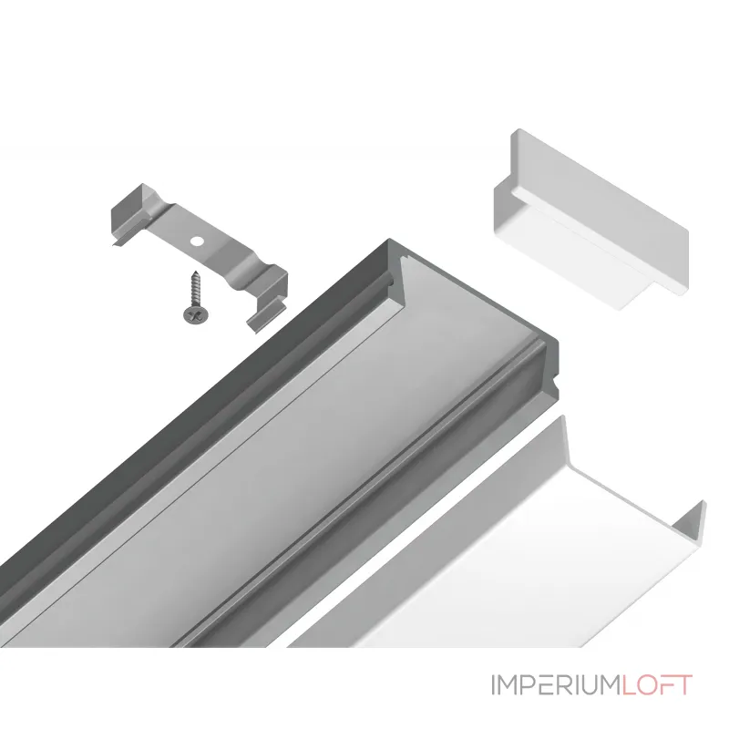 Алюминиевый профиль накладной Ambrella ILLUMINATION GP1700AL