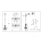 Светильник подвесной со стеклянным плафоном Ambrella TRADITIONAL TR3401