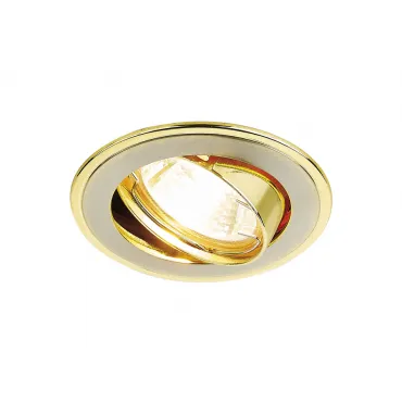 Встраиваемый точечный светильник MR16 с поворотным механизмом Ambrella STANDARD SPOT 104A SN/G