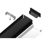 Алюминиевый профиль накладной Ambrella ILLUMINATION GP1700BK