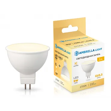 Светодиодная лампа MR16 9W 2700K Ambrella BULBING 160903