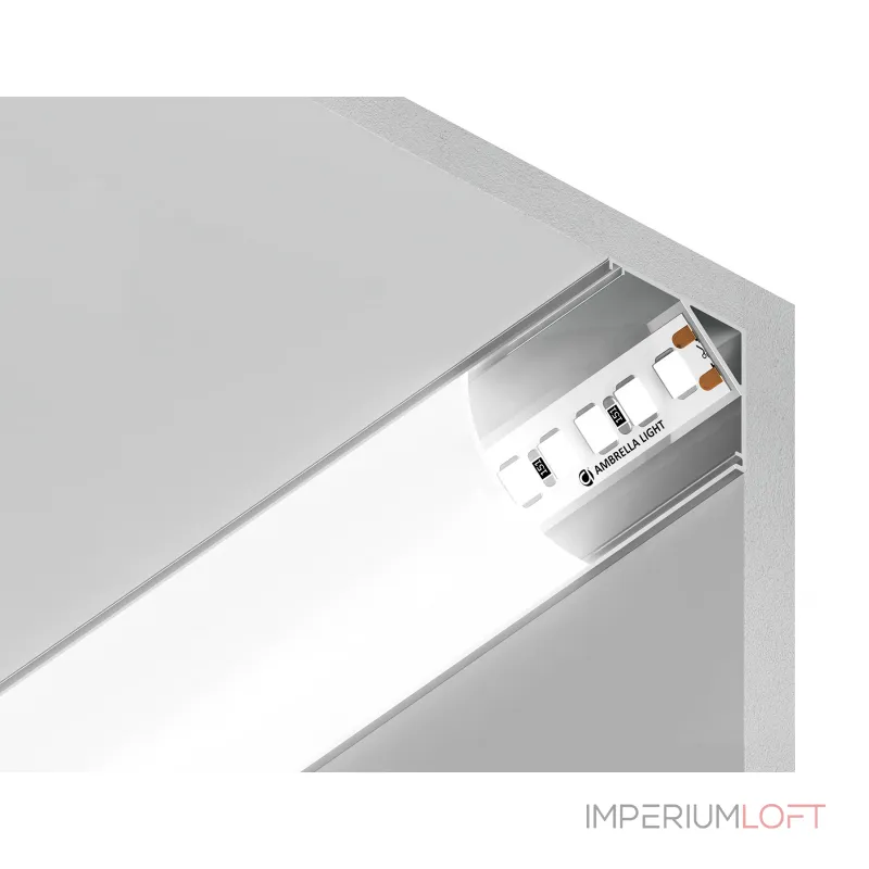 Алюминиевый профиль угловой круглый Ambrella ILLUMINATION GP2100AL