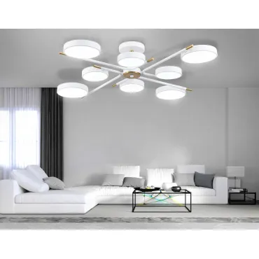 Люстра светодиодная на штанге Ambrella COMFORT FL516338 от ImperiumLoft