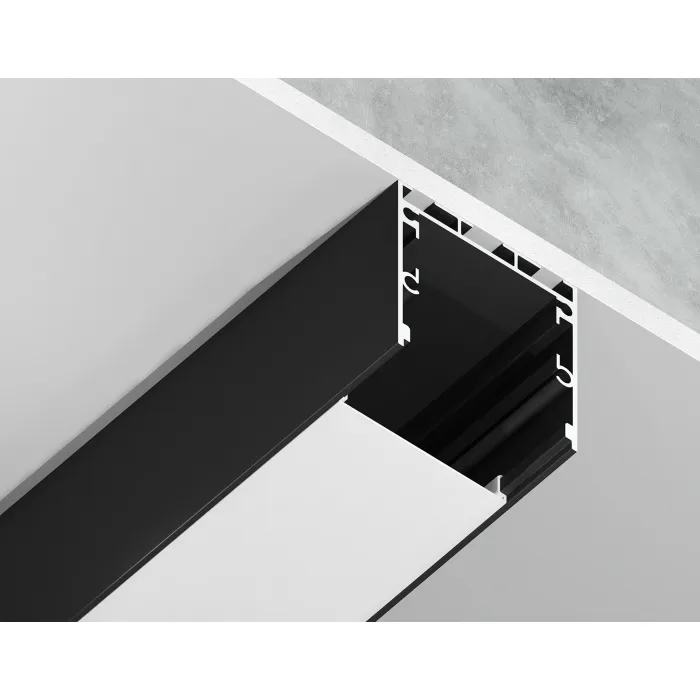 Алюминиевый профиль накладной/подвесной "Profile System" Ambrella ILLUMINATION GP2550BK от ImperiumLoft
