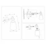 Настенный светильник со сменной лампой Ambrella TRADITIONAL TR82212 от ImperiumLoft