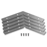 Соединитель угловой для алюминиевого профиля "Profile System" 120° Ambrella ILLUMINATION GP8053