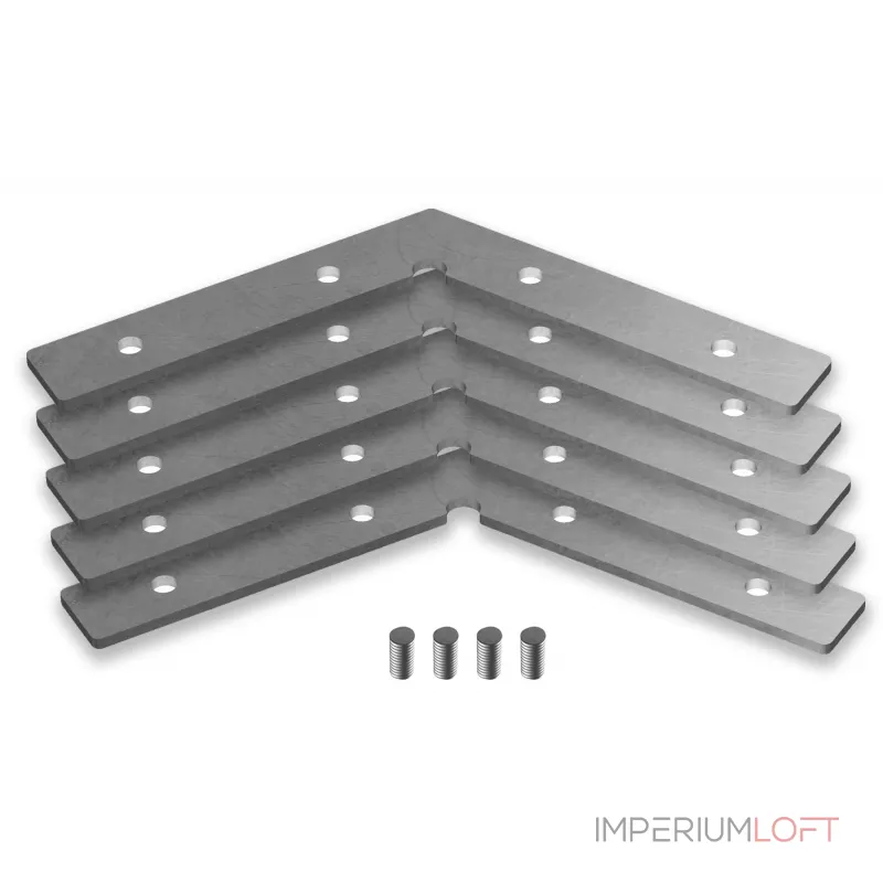 Соединитель угловой для алюминиевого профиля "Profile System" 120° Ambrella ILLUMINATION GP8053