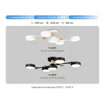 Подвесной светодиодный светильник с пультом Ambrella COMFORT FL4834