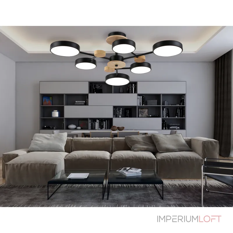Люстра светодиодная на штанге Ambrella COMFORT FL4863 Люстра светодиодная на штанге Ambrella COMFORT FL4863