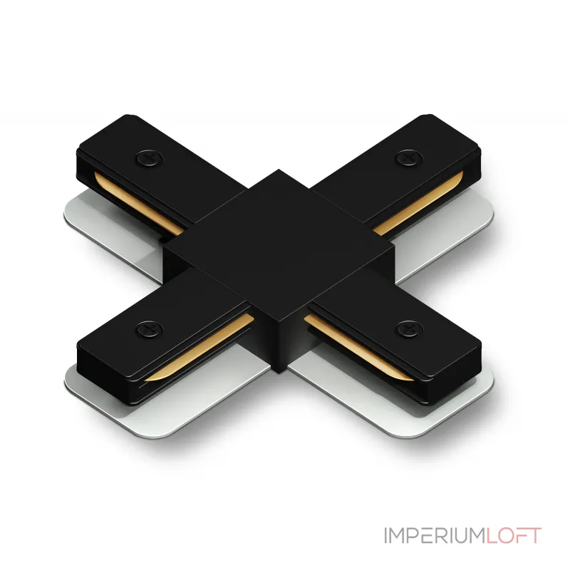 Коннектор Х-образный для однофазного шинопровода Standard Ambrella TRACK SYSTEM GL7172