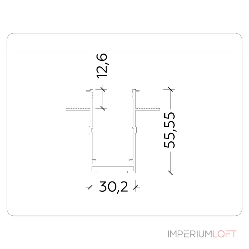 Шинопровод встраиваемый Ambrella TRACK SYSTEM GL1009 от ImperiumLoft Шинопровод встраиваемый Ambrella TRACK SYSTEM GL1009 от ImperiumLoft