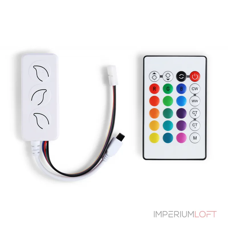 Контроллер WIFI Tuya для светодиодных лент RGB+CCT с управлением белого света c ИК пультом Ambrella ILLUMINATION GS11601