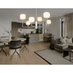 Люстра на штанге с мрамором Ambrella HIGH LIGHT LH53001