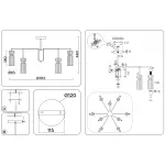 Люстра на штанге Ambrella HIGH LIGHT LH56117