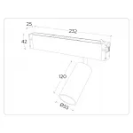 Управляемый светодиодный светильник Ambrella TRACK SYSTEM GL1221 от ImperiumLoft Управляемый светодиодный светильник Ambrella TRACK SYSTEM GL1221 от ImperiumLoft