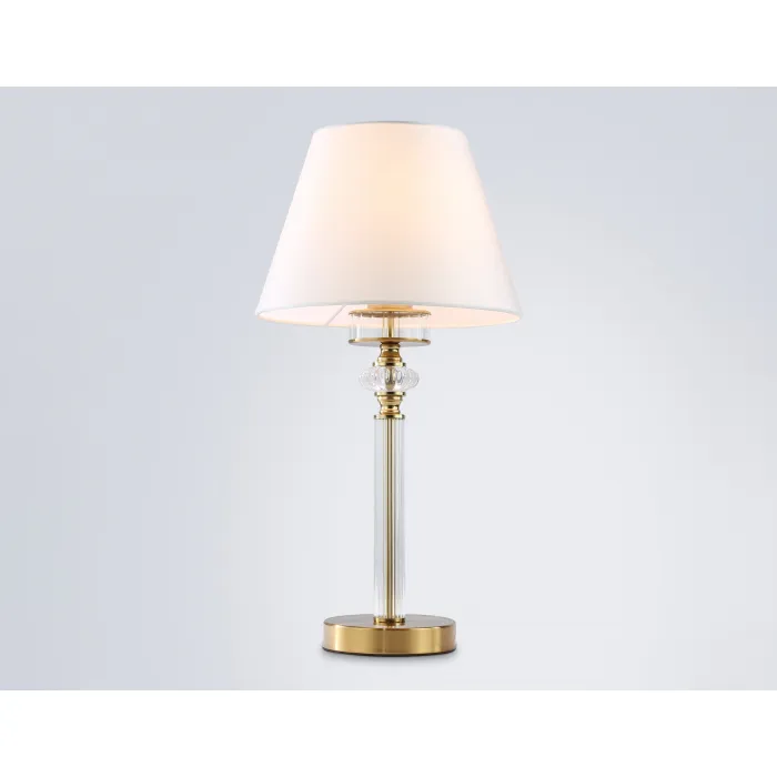 Настольная лампа с абажуром и хрусталем Ambrella HIGH LIGHT LH71027 от ImperiumLoft