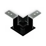 Коннектор угловой для встраиваемого шинопровода Magnetic Ambrella TRACK SYSTEM GL1040