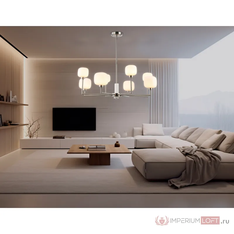Люстра на штанге с мрамором Ambrella HIGH LIGHT LH53003 от ImperiumLoft