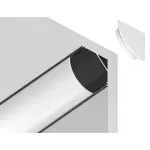 Алюминиевый профиль угловой круглый Ambrella ILLUMINATION GP2100BK
