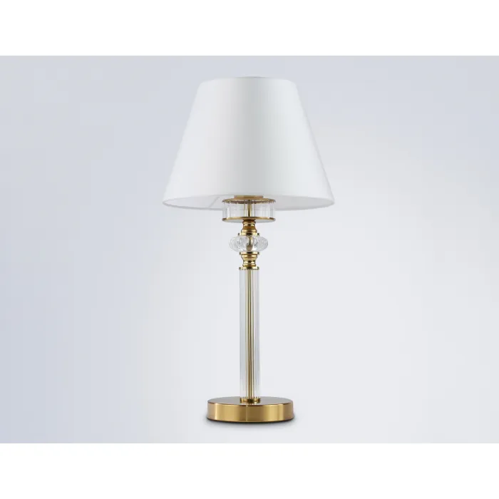 Настольная лампа с абажуром и хрусталем Ambrella HIGH LIGHT LH71027 от ImperiumLoft