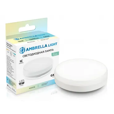 Светодиодная лампа GX53 15W 4000K Ambrella BULBING 531504