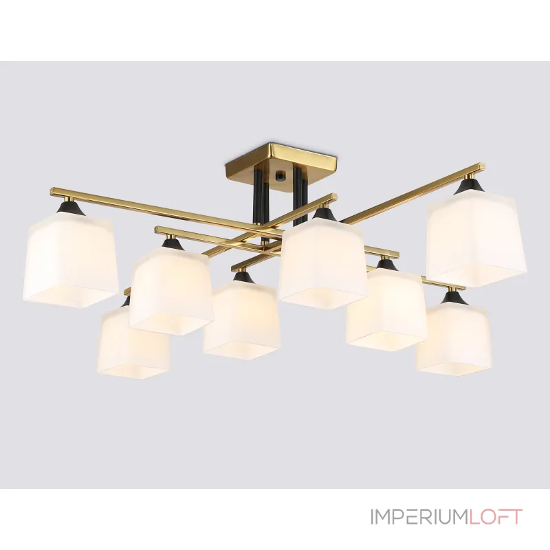 Люстра на штанге со стеклянными плафонами Ambrella TRADITIONAL TR303044
