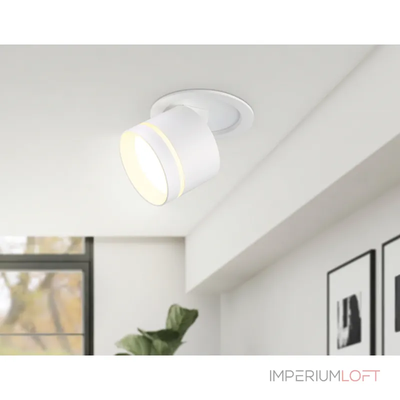 Встраиваемый поворотный точечный светильник GX53 Ambrella TECHNO SPOT TA1431