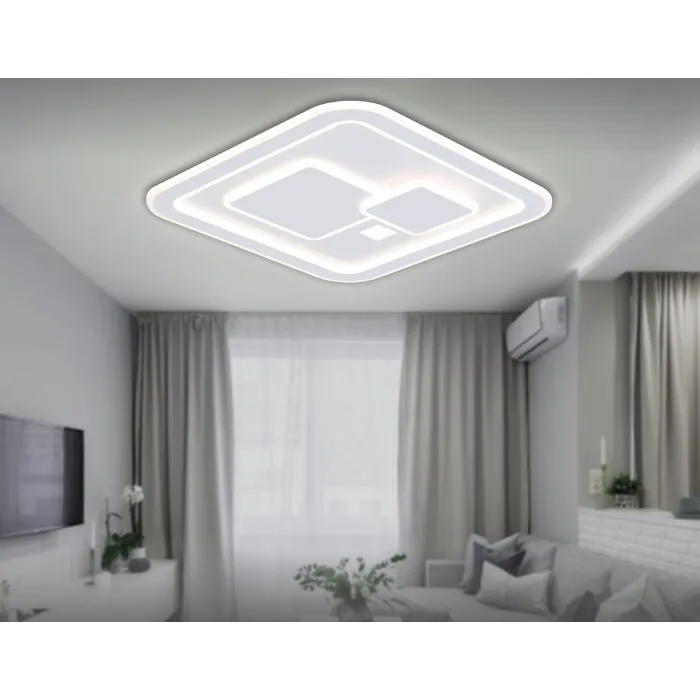 Настенно-потолочный светодиодный светильник с пультом Ambrella ACRYLICA FA7712 от ImperiumLoft