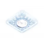Встраиваемый точечный светильник MR16 со светодиодной подсветкой Ambrella STANDARD SPOT S227 W/CH/C
