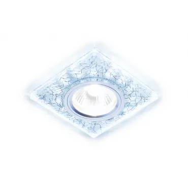Светильник встраиваемый точечный Ambrella STANDARD SPOT S227 W/CH/C