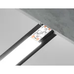 Алюминиевый профиль встраиваемый Ambrella ILLUMINATION GP1100BK