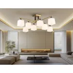 Люстра на штанге со стеклянными плафонами Ambrella TRADITIONAL TR303044