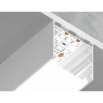 Алюминиевый профиль накладной/подвесной "Profile System" Ambrella ILLUMINATION GP2550WH