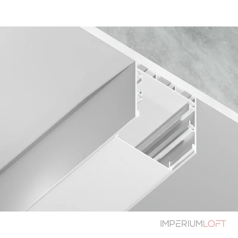 Алюминиевый профиль накладной/подвесной "Profile System" Ambrella ILLUMINATION GP2550WH