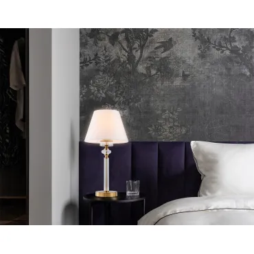 Настольная лампа с абажуром и хрусталем Ambrella HIGH LIGHT LH71027 от ImperiumLoft